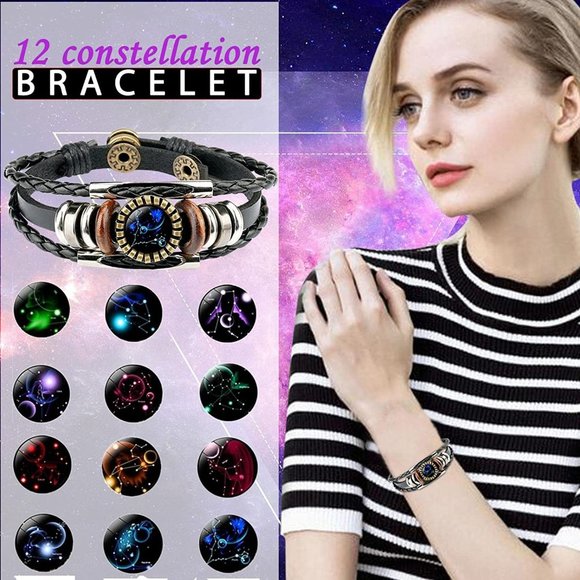 HOST PICK!  NWT!!!! Gorgeous Zodiac Constellation Braided Rope BRACELET STARS - Picture 5 of 5